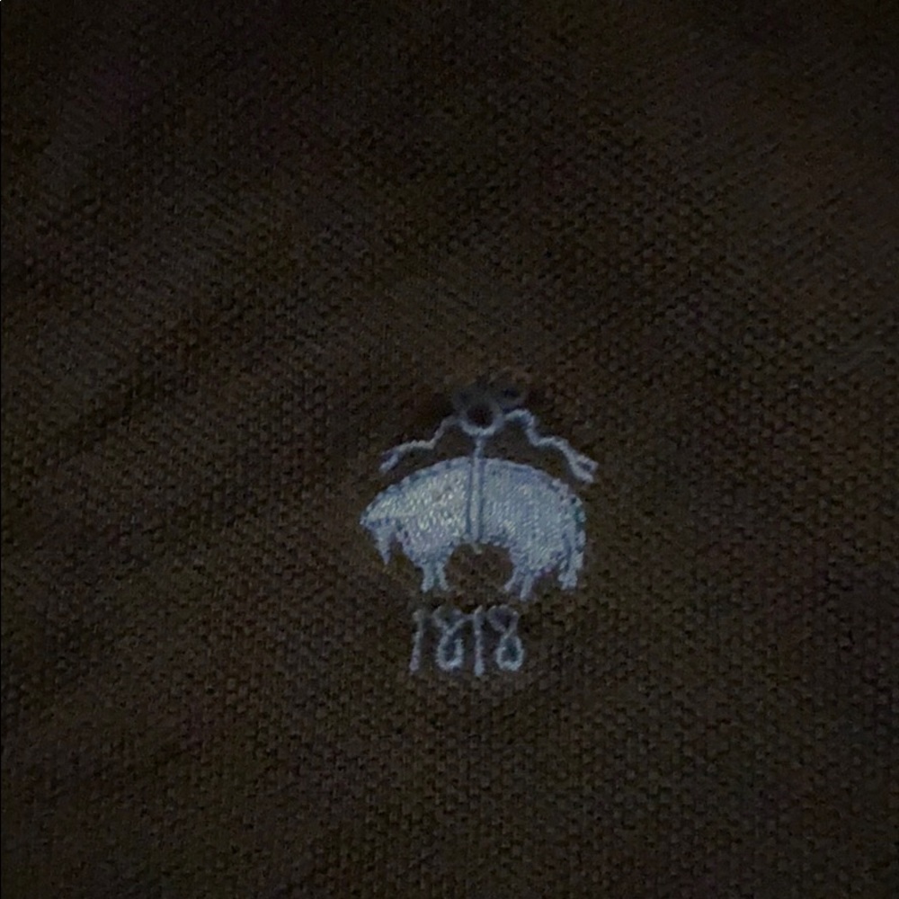 Navy blu Brooks Brothers L polo - Picture 2 of 5